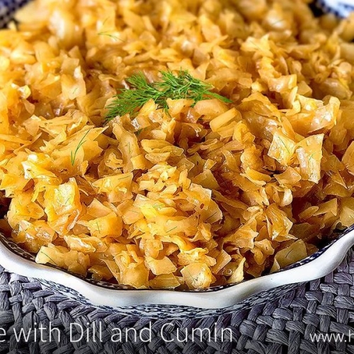 Cabbage with Dill and Cumin