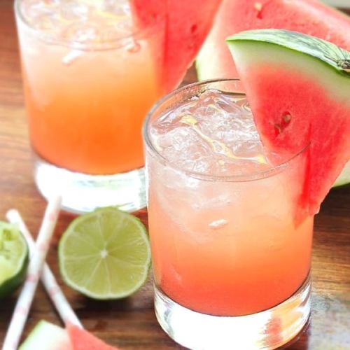 Skinny Fresh Watermelon Margaritas
