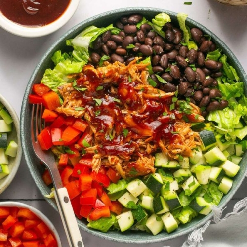 BBQ Chicken Taco Bowls