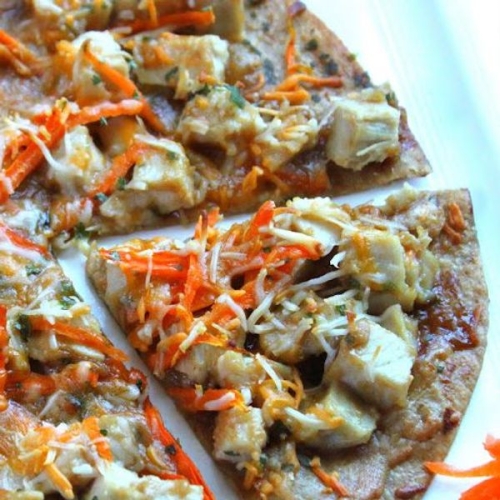 Satay BBQ Chicken Pizza