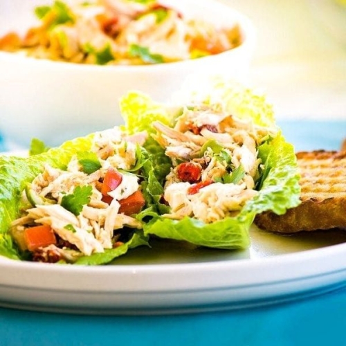Italian Chicken Salad Without Mayo