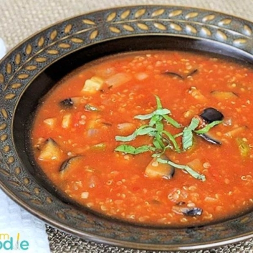 Ratatouille Soup with Quinoa