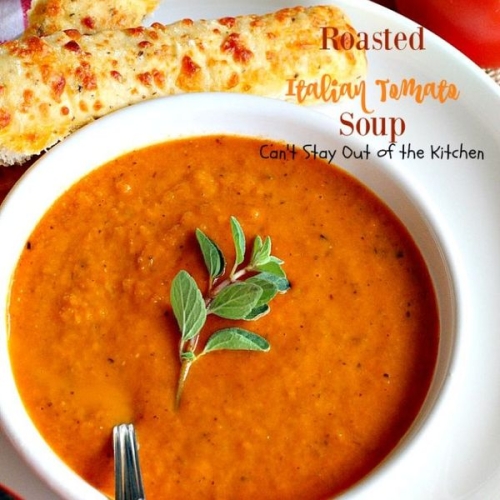 Roasted Italian Tomato Soup