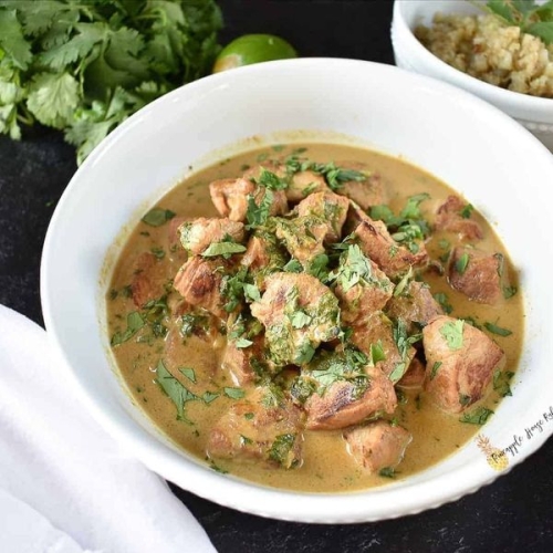 Green Curry Pork Tenderloin