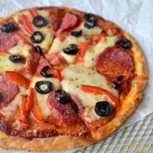 Keto Flourless Pizza Crust