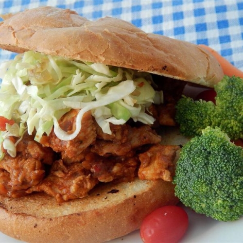 Thai Chicken Slaw Burgers