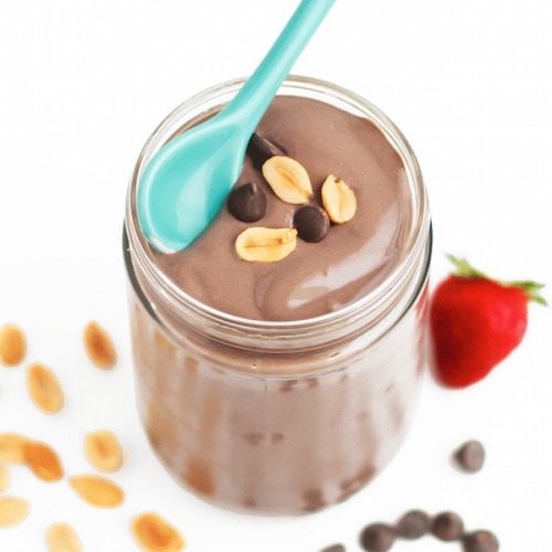 Healthy Chocolate Peanut Butter Mousse