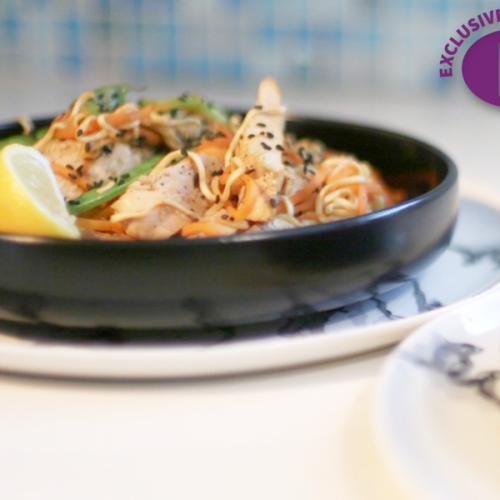 Light Chicken Noodle Bowl