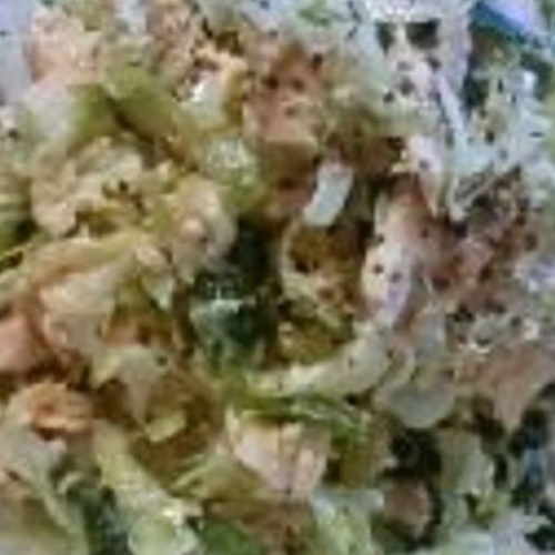 Tuna-mayo Soy Sauce Cabbage and Spinach
