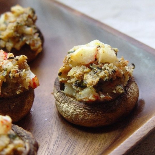 Crab & Herb Stuffed Mushrooms