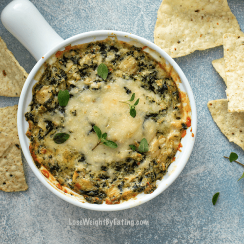 Low Calorie Artichoke Spinach Dip