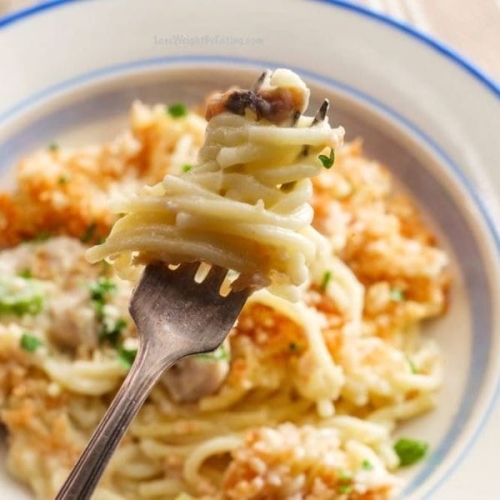 Low Calorie Chicken Tetrzaaini