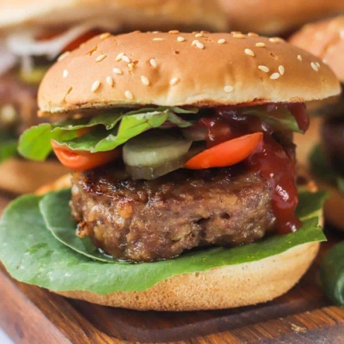 Low Calorie Air Fryer Turkey Burgers