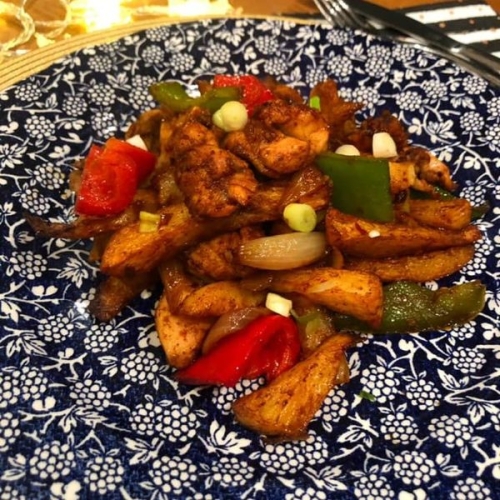Syn Free Salt & Pepper Chicken & Chips