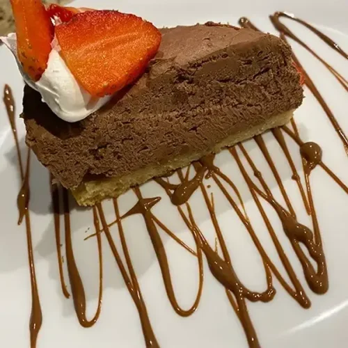Sugar-free Low Carb Chocolate Cheesecake