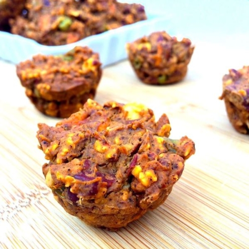 Vegan Meatloaf Bites