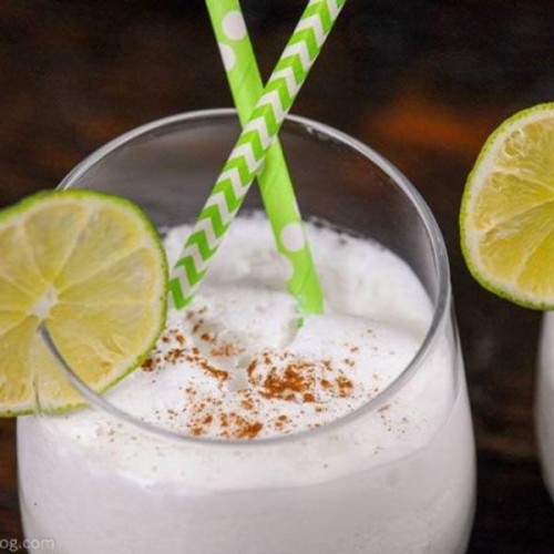 Coconut Lime Italian Cream Soda