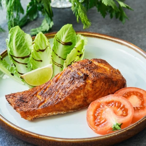 Air Fryer Salmon with Skin