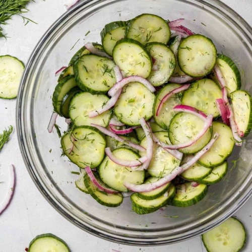 Cucumber Onion Salad