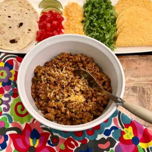 Southwest Taco Skillet Freezer Meal