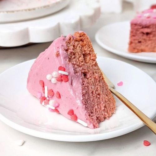 Pink Velvet Protein Cake – Beetroot Dessert for Valentine’s Day!