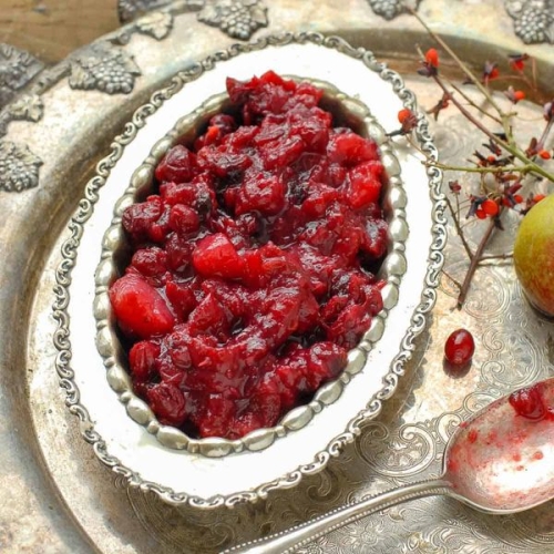 Cranberry Pear Sauce