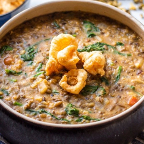 Vegan Mung Bean Soup (Ginisiang Munggo)