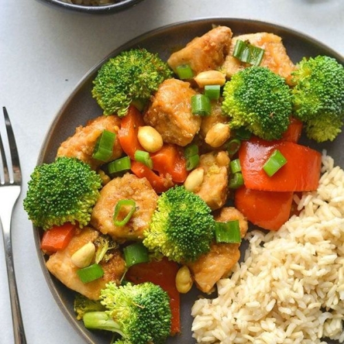 Instant Pot Healthy Kung Pao Chicken