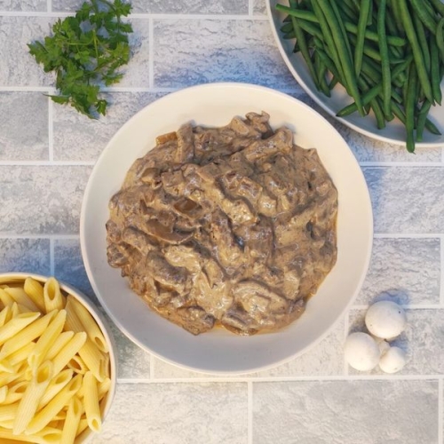 Healthy Beef Stroganoff