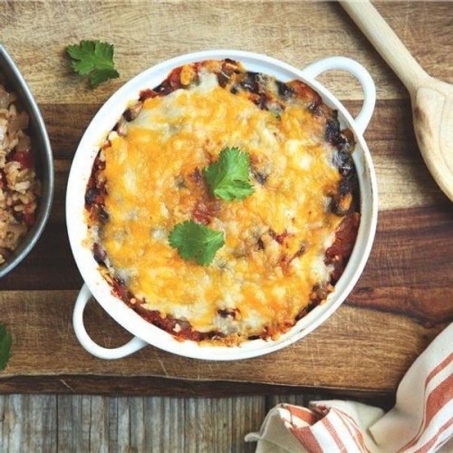 Southwestern Black Bean Casserole