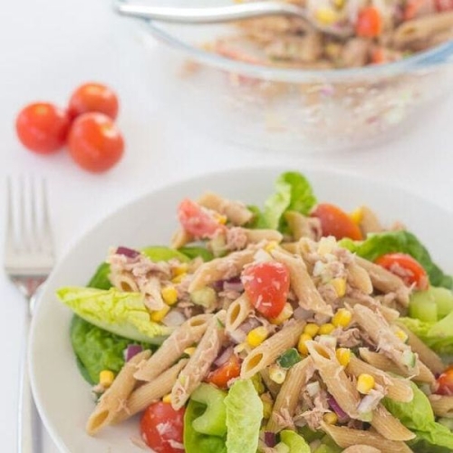 Tuna, Pasta and Sweetcorn Salad