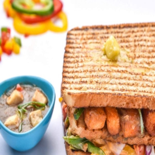 Paneer Chillli Sandwich Recipe