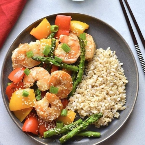 Healthy Shrimp Stir Fry with Vegetables