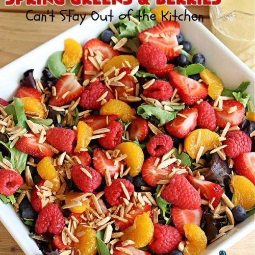 Spring Greens with Berries