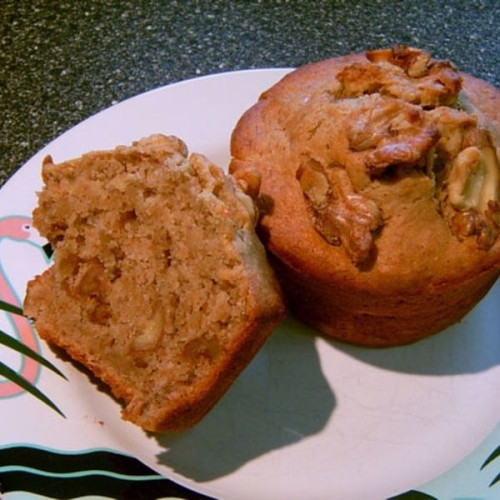 V’s Famous Makeover Banana Nut Muffins