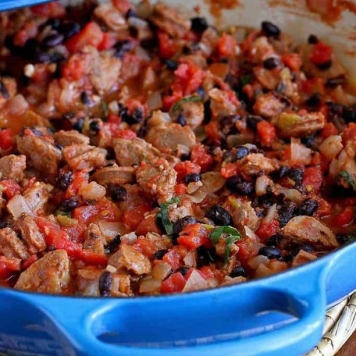 One-Pot Chicken Sausage & Bean Ragout Recipe