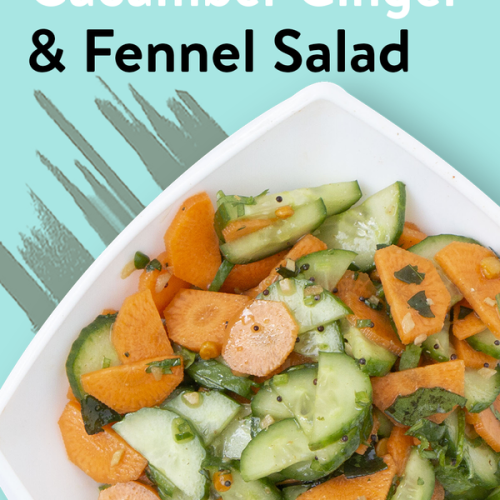 Cucumber Ginger & Fennel Salad