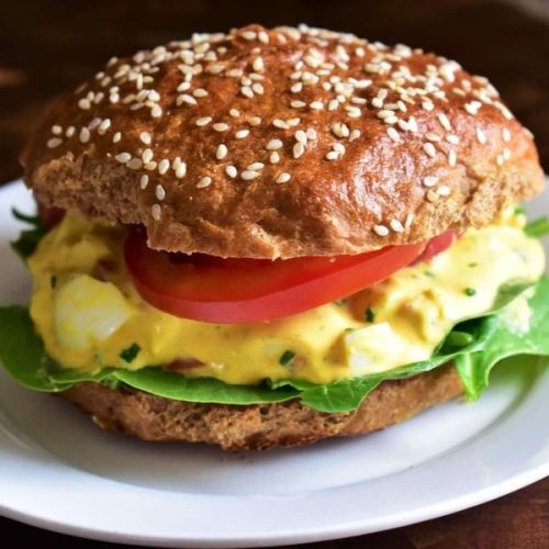 Greek Yogurt Egg Salad Sandwich