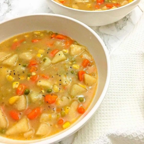Slow Cooker Vegetable Pot Pie Stew