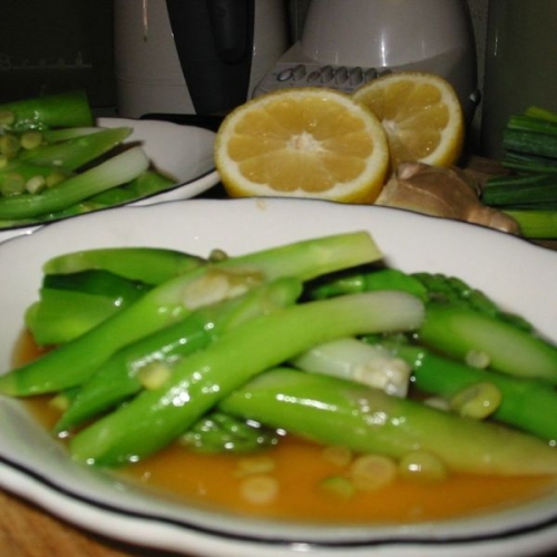 Asparagus Salad With Lemon-Soy Vinaigrette
