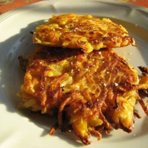 Sweet Potato Pancakes (Hanukkah Latkes)