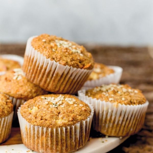 Carrot and Apple Bran Muffins