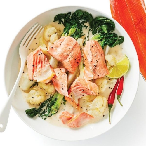 Coconut Lemongrass Wild Salmon