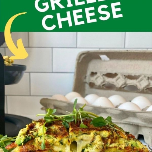 Insanely Good Zucchini Waffle Grilled Cheese That Will Change Your Life