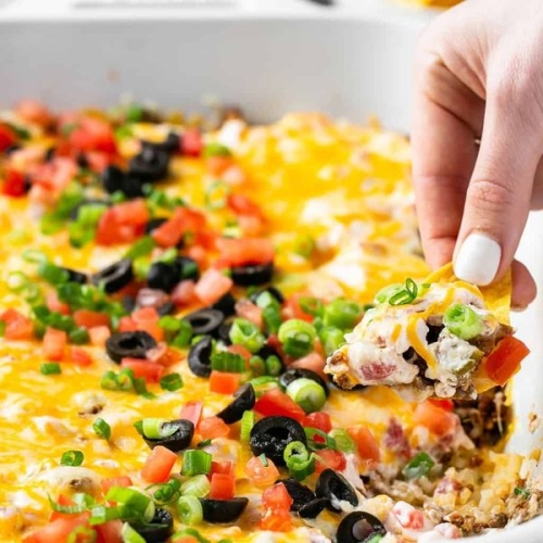 Mexican Cauliflower Rice Dip