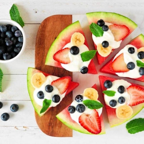 Watermelon Pizza Recipe