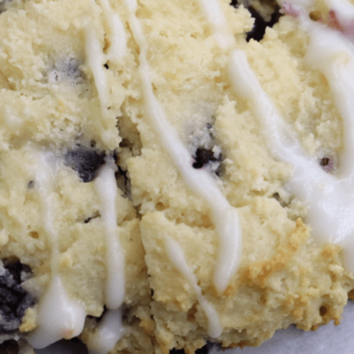 Almond Flour Lemon Blueberry Scones